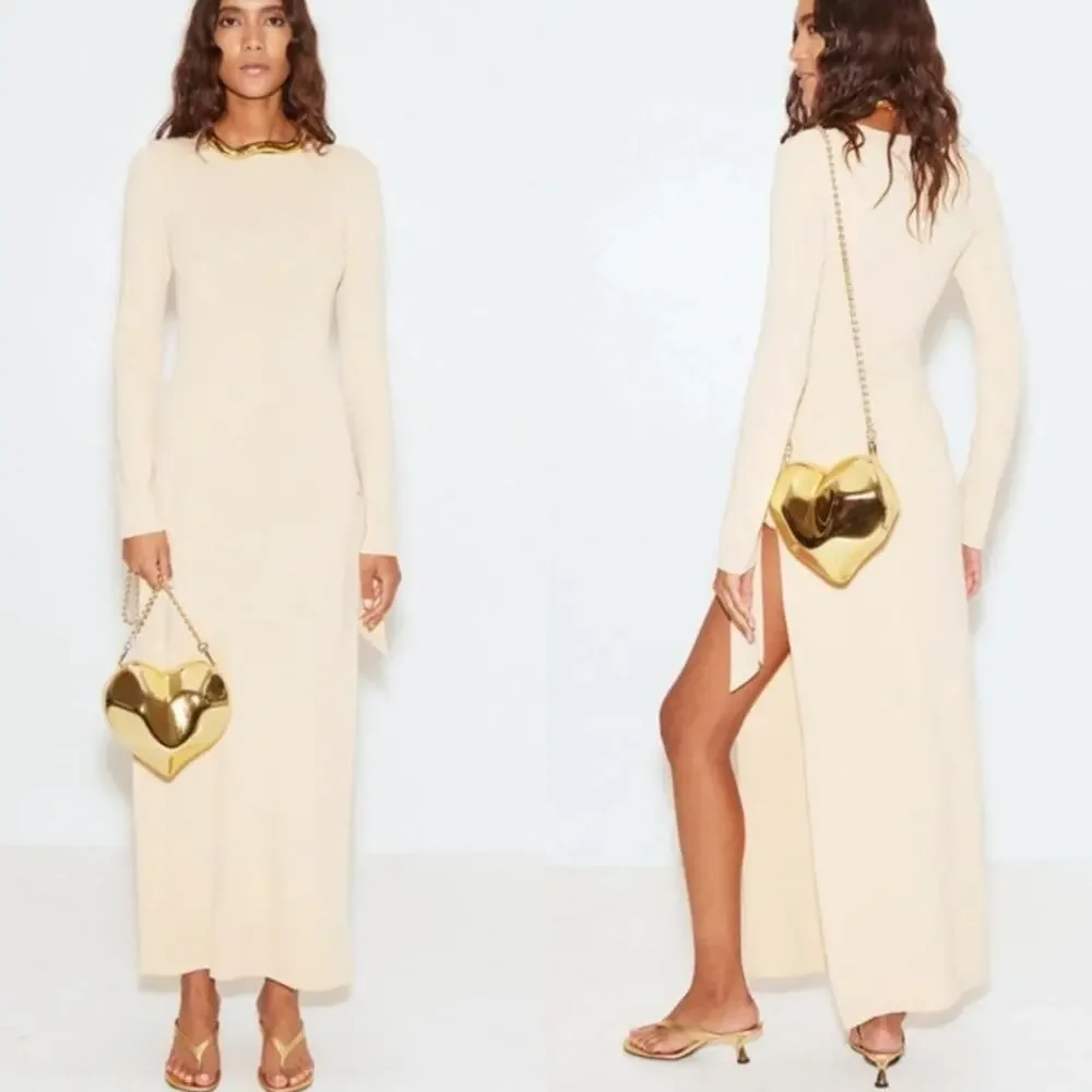Simon Miller Junjo Knit Maxi Dress Size Large - Picture 2 of 12